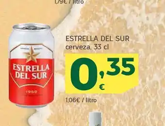 HiperDino Cerveza estrella del sur oferta
