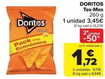 Carrefour Doritos tex-mex oferta