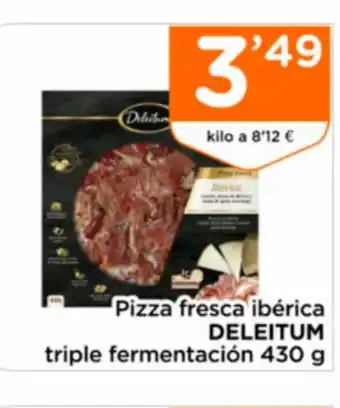 Supermercados Deza Pizza fresca ibérica DELEITUM oferta