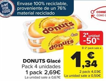 Carrefour Donuts glacé oferta