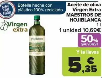 Carrefour Aceite de oliva virgen extra maestro de hojiblanca oferta