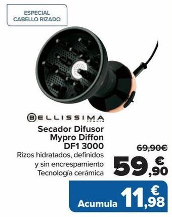 Carrefour Bellissima secador difusor mypro diffon df1 3000 oferta