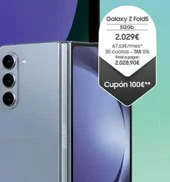 Carrefour Galaxy z fold5 oferta