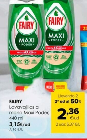 Autoservicios Familia Lavavajillas fairy oferta