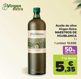 Carrefour Market Aceite de oliva virgen extra maestros de hojiblanca oferta