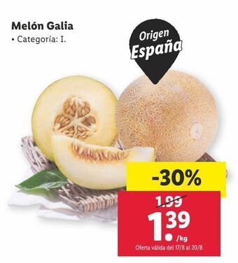 Lidl Melón oferta