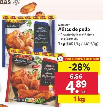 Lidl Alas de pollo monissa oferta