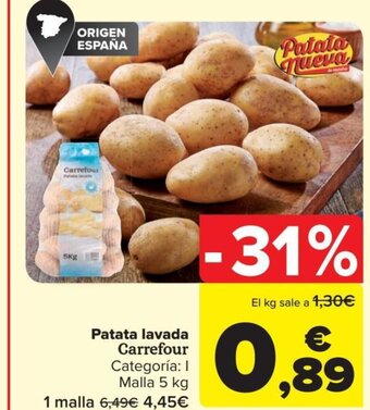 Carrefour Patata lavada Carrefour oferta