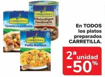 Carrefour EN TODOS los platos preparados CARRETILLA. oferta