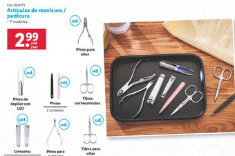 Lidl Cien BEAUTY Artículos de manicura / pedicura • 7 modelos. oferta