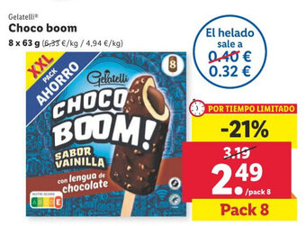 Lidl Gelatelli Choco boom oferta