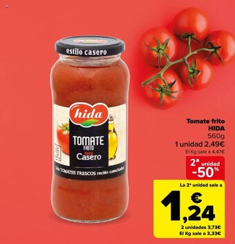 Carrefour Tomate frito HIDA oferta