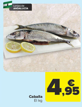 Carrefour Caballa El kg oferta