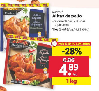Lidl Monissa Alitas de pollo oferta