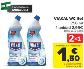 Carrefour VIAKAL WC Gel 750 ml oferta