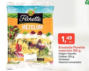 Suma Supermercados Ensalada Florette mezclum 150 g. oferta