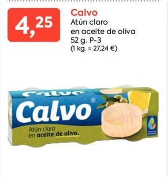 Suma Supermercados Calvo Atún claro en aceite de oliva. oferta