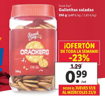 Lidl Snack Day® Galletitas saladas oferta