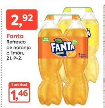 Suma Supermercados Fanta Refresco de naranja o limón oferta