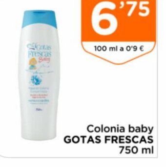 Supermercados Deza Colonia baby GOTAS FRESCAS 750 ml oferta