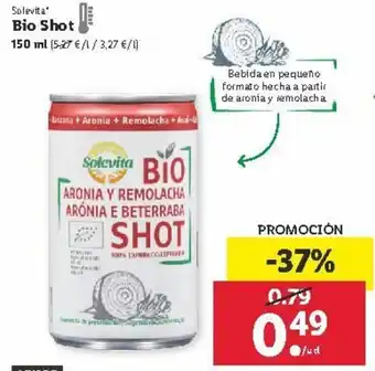 Lidl Solevita Bio Shot 150ml oferta
