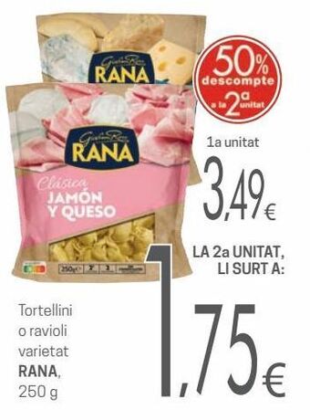 Valvi Supermercats Tortellinis rana oferta