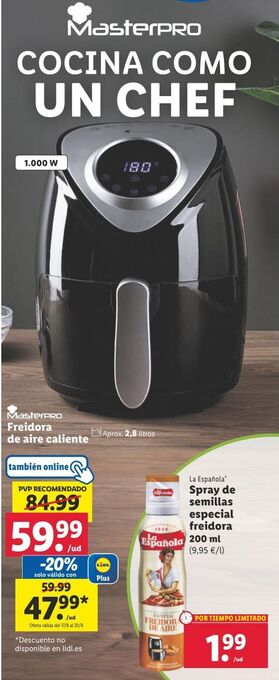 Lidl Freidora de aire oferta