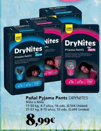 Gadis Pañales drynites oferta