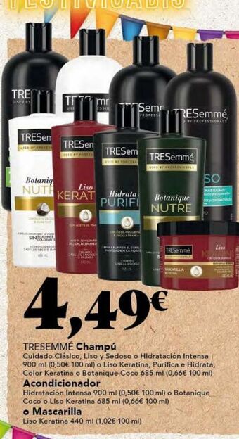 Gadis Champú tresemmé oferta