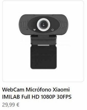 La Oportunidad .o  webcam micrófono xiaomi imilab full hd 1080p 30fps  29,99 € oferta