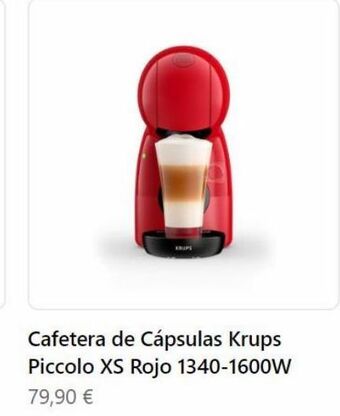 La Oportunidad Cafetera de cápsulas krups oferta