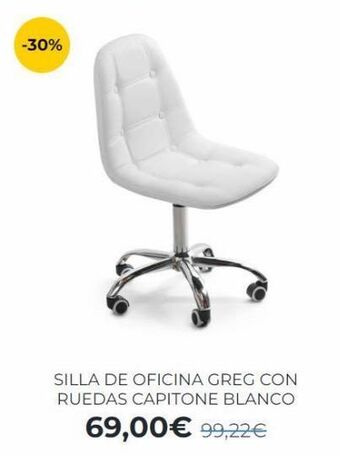 Lúzete Silla de oficina blanco oferta