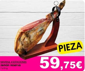 Hiper Usera Navidul 4 Estaciones Jamón reserva oferta