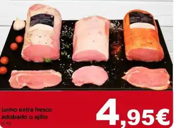 Hiper Usera Lomo extra fresco adobado o ajillo oferta