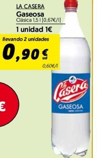 Hiper Usera La Casera Gaseosa oferta