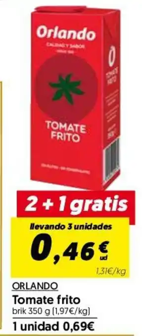 Hiper Usera Orlando Tomate frito 350g oferta