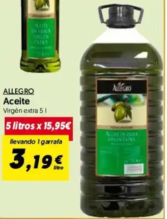 Hiper Usera Allegro Aceite 5l oferta