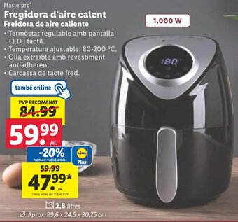 Lidl Freidora de aire caliente oferta