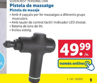 Lidl Pistola de masaje oferta