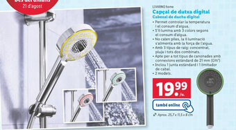 Lidl Capçal de dutxa digital Cabezal de ducha digital oferta