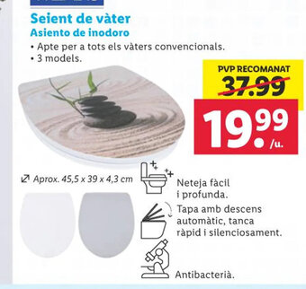 Lidl Seient de vàter Asiento de inodoro oferta
