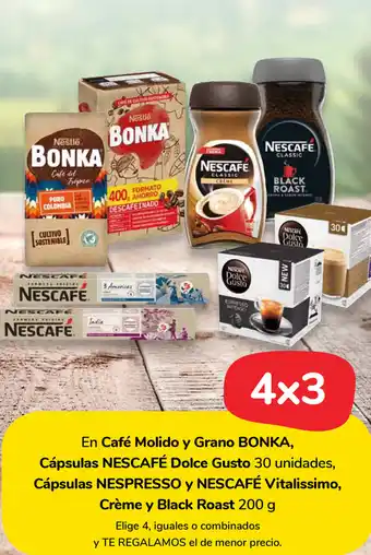 Carrefour Market En Café Molido y Grano Bonka oferta
