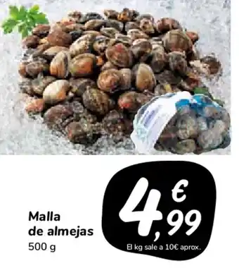 Carrefour Market Malla de almejas 500g oferta