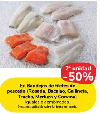 Carrefour Market En Bandejas de filetes de pescado oferta