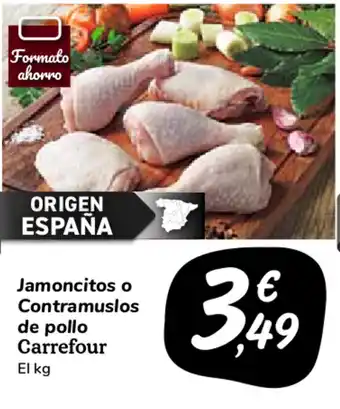Carrefour Market Jamoncitos o Contramuslo de pollo Carrefour oferta