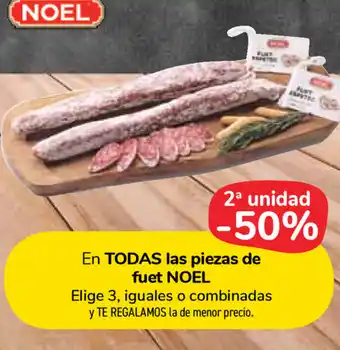Carrefour Market Todas las piezas de fuet Noel oferta