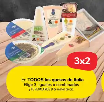 Carrefour Market Todos los quesos de italia oferta