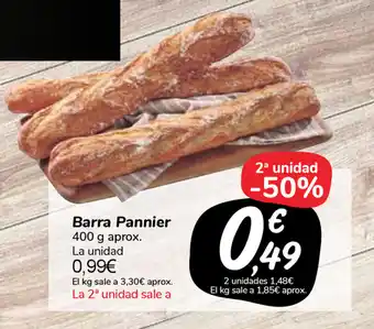 Carrefour Market Barra Pannier 400g oferta