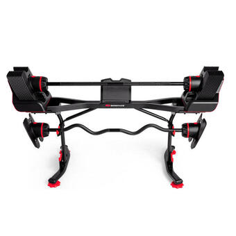 Decathlon Bowflex stand barbell and curlbar with media rack oferta