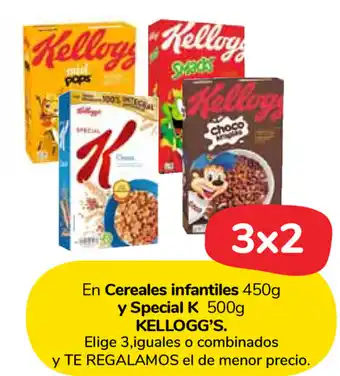 Carrefour Market Kellogg's Cereales infantiles y Special K 450g/500g oferta
